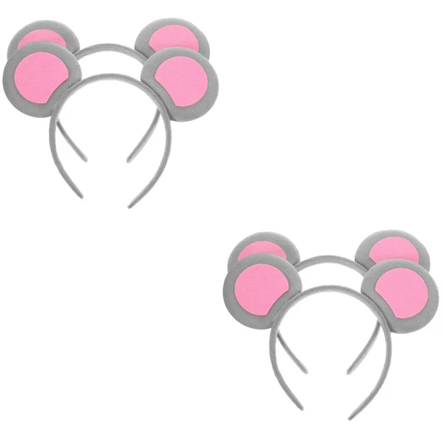 4 Pcs Animal Ear Headband Mice Cosplay Mouse Party Costume Accessories
