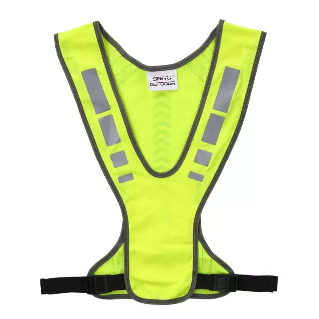 High Visibility Safety Vest  Sports Running Cycling Reflective Vest L0T2