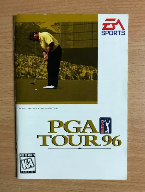 SEGA Mega Drive Instruction Manual - PGA TOUR 96