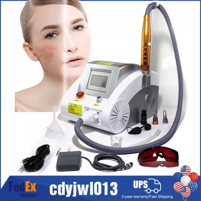 Nd YAG Picosecond Laser Tattoo Removal Machine Pigment Pico Skin Rejuvenation