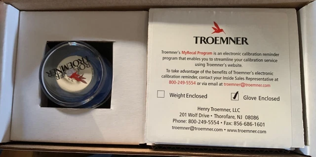 Troemner: Analytical Balance Calibrator