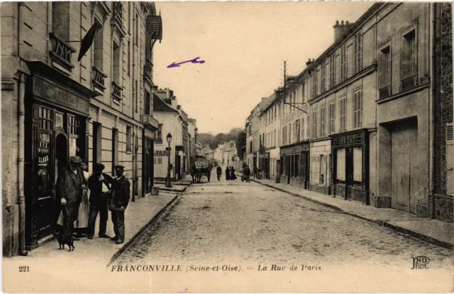 CPA Franconville La Rue de Paris FRANCE (1330949)