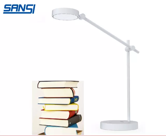 SANSI 10W LED Desk Lamp Table Light EyeCaring Reading Lamp Flexible Touch Sensor