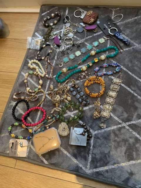 vintage modern costume jewellery job lot Props Tv Film