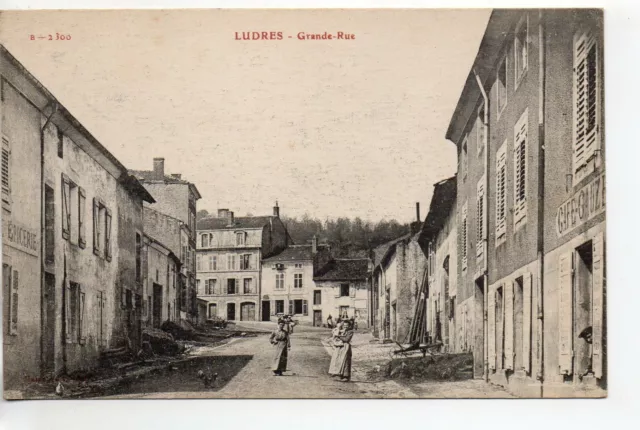 LUDRES - Meurthe et Moselle - CPA 54 - la grande rue