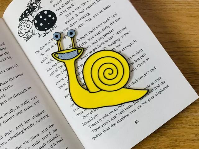 Garten Of Banban Inspired Slow Celine Bookmark - 3D Printed - Gamer Kid Gift