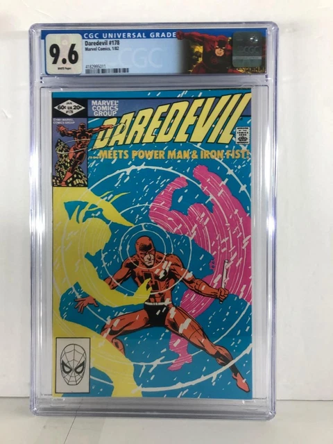 Daredevil 178 - Elektra and Kingpin Appearance - Custom Label - CGC Graded 9.6
