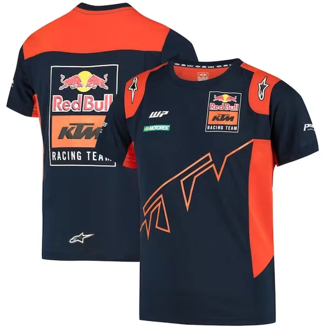 T-shirt MotoGP Red Bull (taglia 8-10y) Navy Factory Racing Team - Nuova