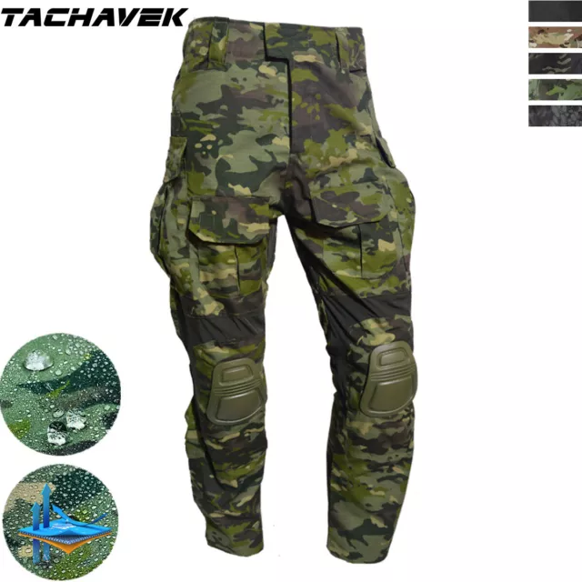 US Army Mens Tactical Pants Military GEN3 Combat Waterproof Camo Casual Trousers