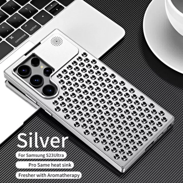 Phone Case For Samsung S23 Ultra/S22 Ultra Aluminum Metal Heat Dissipation Co иη