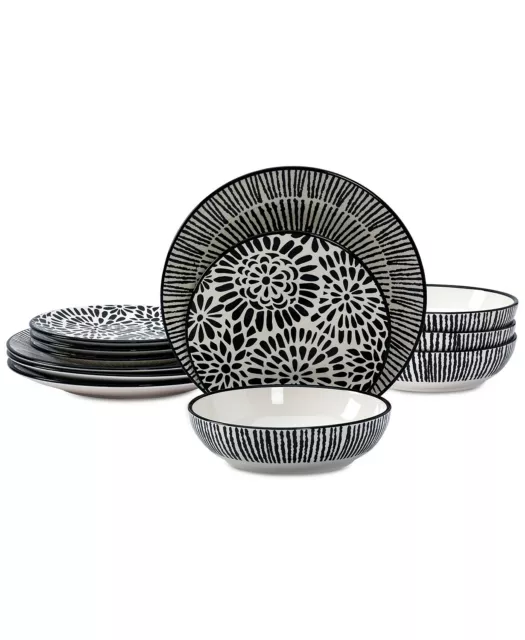 Tabletops Unlimited Carter 12-Pc. Dinnerware Set H1623 2