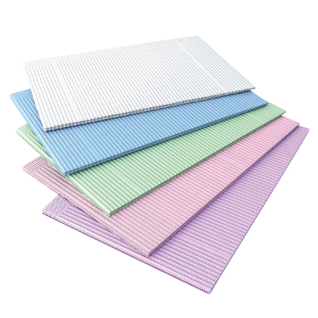 PATIENT BIBS Towels  3+1 ply for Dental Medical, Tattoo, Nails 13" X 18" 500/Box