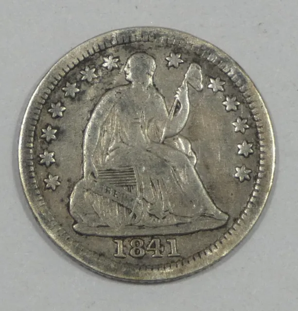 1841 Liberty Seated Half Dime FINE Silver 5c
