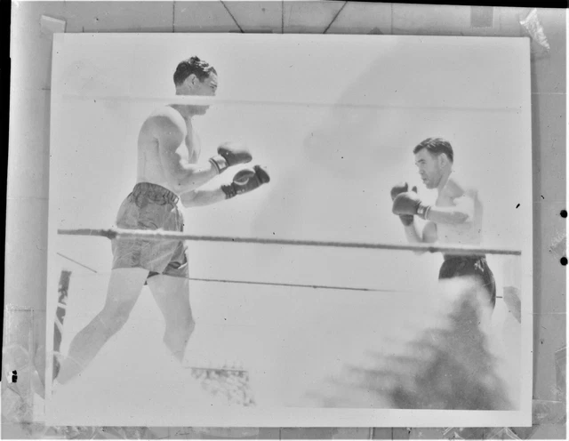 NEGATIVE Max Baer v Paolino Uzcudun RING ACTION July 4 1931 Reno NV