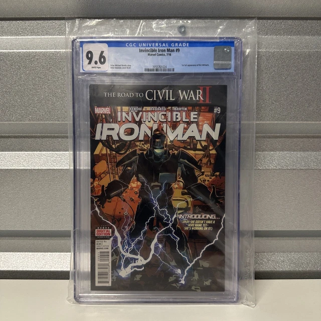 The Invincible Iron Man 9 CGC 9.6 Marvel 2016 1st Full Appearance Riri Williams