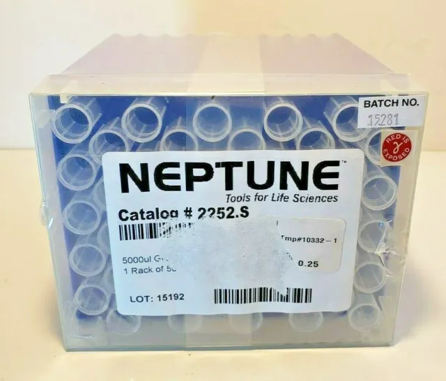 Neptune  5000Ul  Gilson-Type  Graduated  Macro  Tip 1 Rack Of 50
