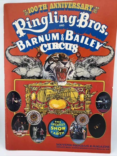 Ringling Bros. and Barnum & Bailey Circus 1970 Souvenir Program and Magazine