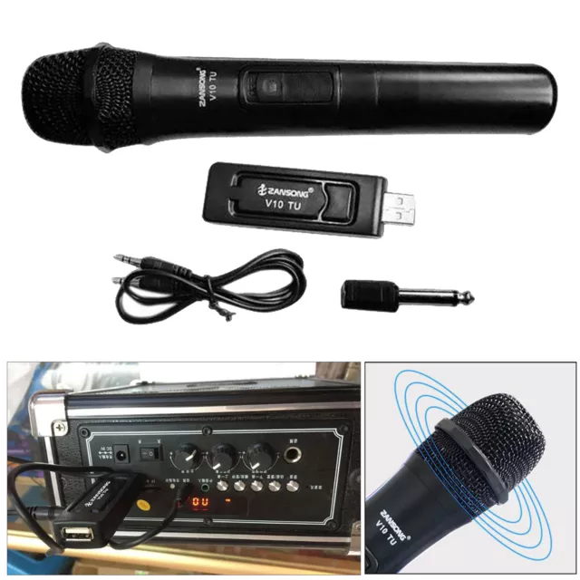 Profession elle drahtlose Mikrofon & Hand VHF Mic System Kit für