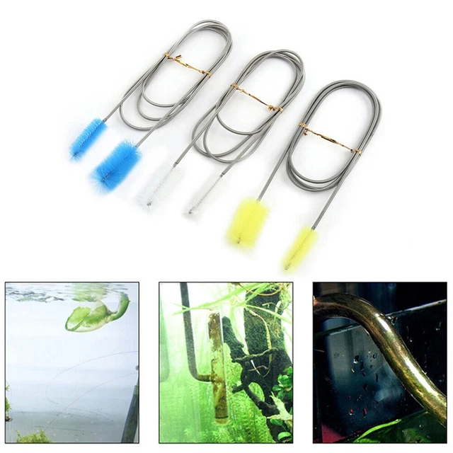 Spazzola Per Pulizia Tubi Flessibile 155cm - Doppia Estremit&agrave; Per Acquari E Lavandini | Pennello Per Filtri E Tubature