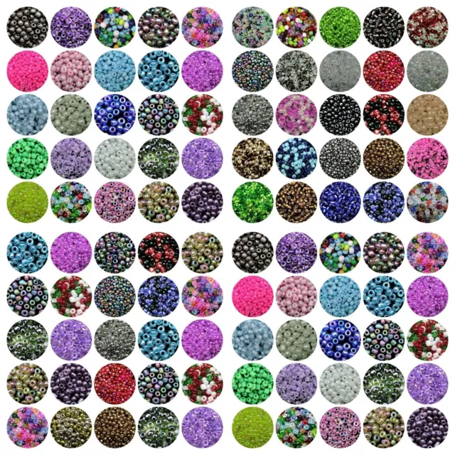 500/3000 Pcs 4mm Czech Glass Spacer Beads Jewelry Making DIY Pick 10 Color