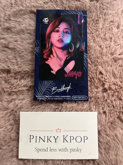 Breakthrough Sticker *RARE* TWICE JIHYO ‘ Breakthrough ’ Official Japanese Sticker ...
