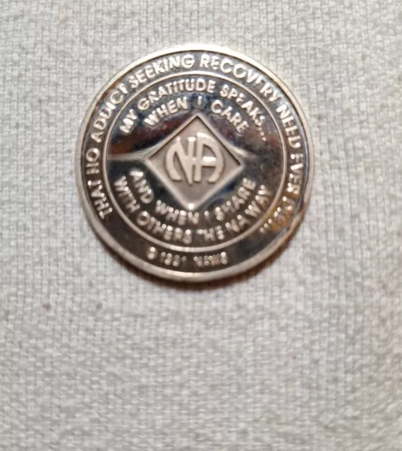 VTG 1991 NA 15 Year Narcotics Anonymous Anniversary Coin Medallion ...