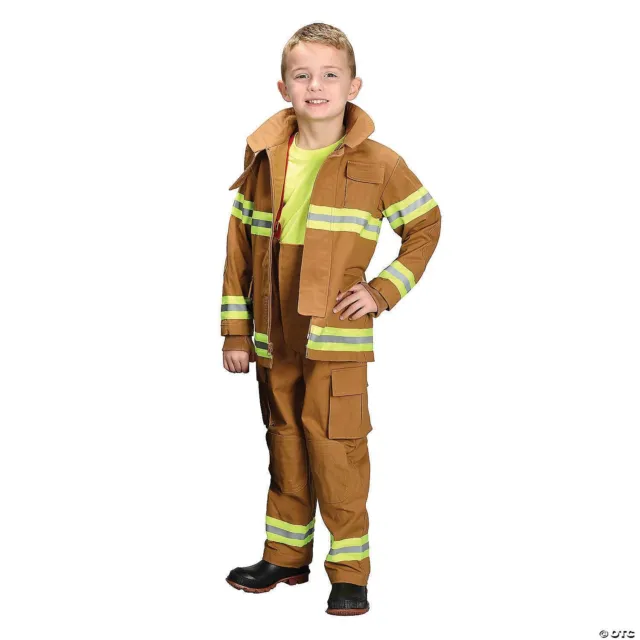 Fire Fighter Child Tan Med 6-8