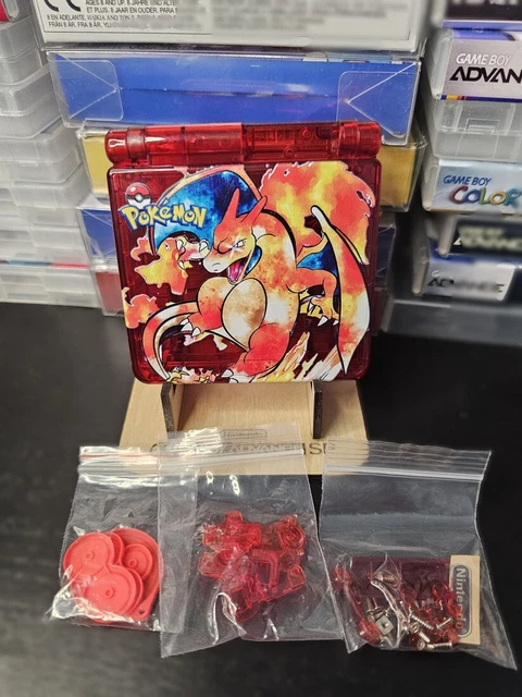 NINTENDO CHARIZARD POKEMON Shell Game Boy Advance SP Replacement ...