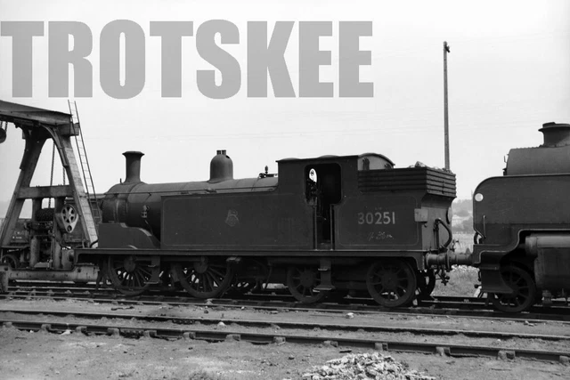 LARGER NEGATIVE BR British Railways Steam Loco 30251 Class M7 c1950s £6 ...