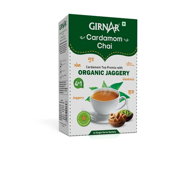Girnar Istantaneo Cardamomo Chai Premix Mondo Ampio