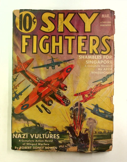Sky Fighters Pulp Mar 1942 Vol. 26 #3 FR/GD 1.5