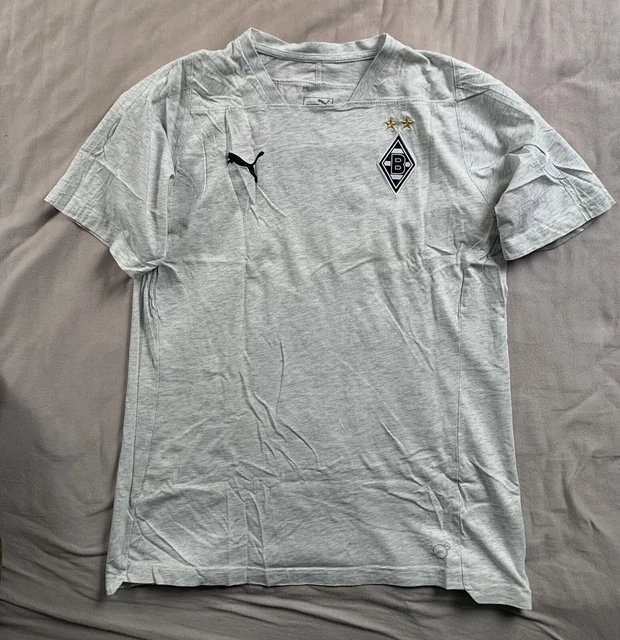 PUMA BORUSSIA MÖNCHENGLADBACH TRAININGSSHIRT Shirt GRAU L Large NEU