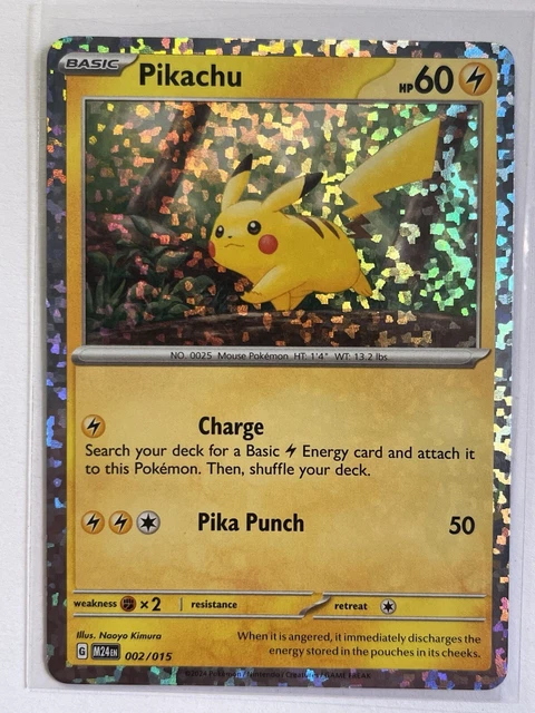 POKÉMON PIKACHU 002/015 2025 McDonalds Happy Meal Dragon Discovery £6