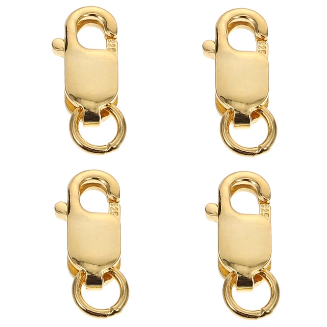 4 piezas broche de langosta collar broche de langosta broche de langosta