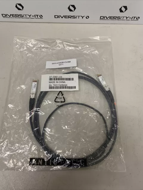 Cisco Sfp-H10Gb-Cu3M 10Gbe 3M Twinax Dac Networking Cable