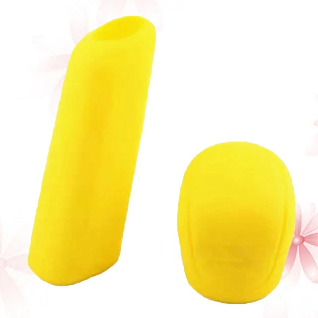 2 Set Ingranaggi Ciondolo Auto Ingranaggi In Silicone Auto (Giallo)