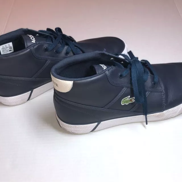 Lacoste - Mens Gripshot Chukka Leather Popped Heel Shoes