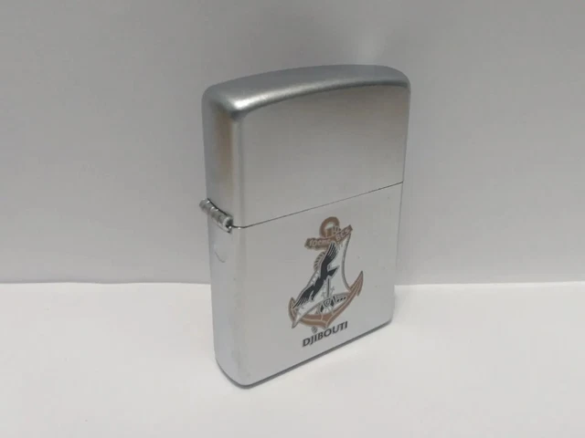 Zippo 2005 Djibouti Anchor Navy Case No Insert No Box Read 2