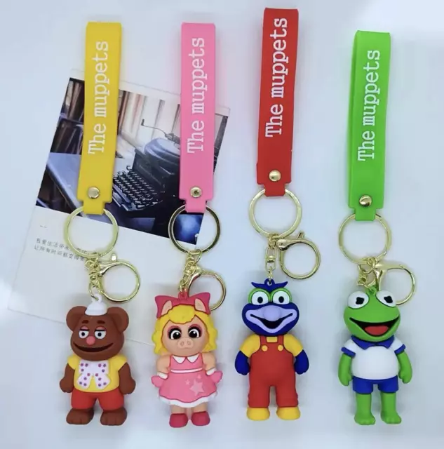 The Muppets Characters 3D Keychain Keyring Backpack Pendant Charm Car/House Keys