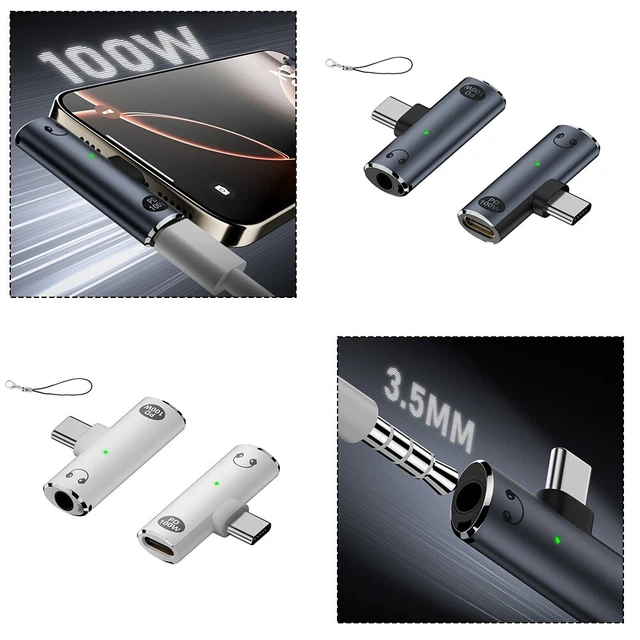 SopwMap Adaptateur De Casque USB C Vers Double Prise Jack 3,5 Mm, Câble