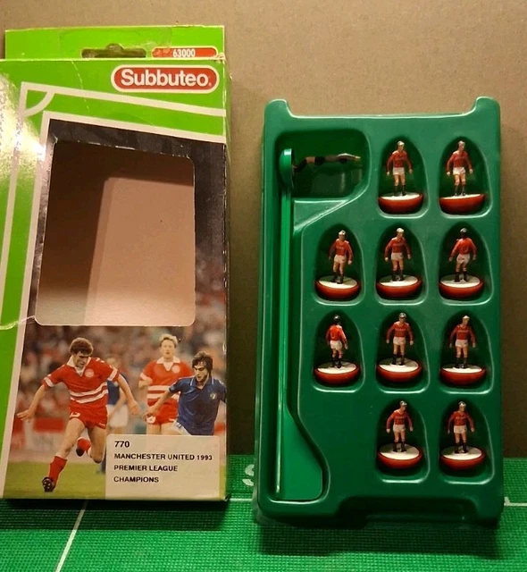 Équipe Subbuteo Manchester United Lightweight - 1989-90 - Boîte D'origine