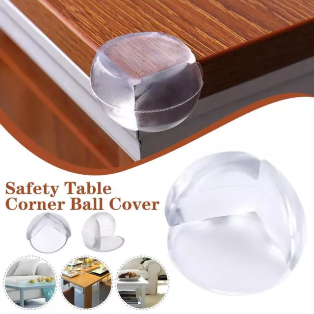 1-10X Silicone Table Protector Corner Edge Cushions Protection Baby Safety L1Y8