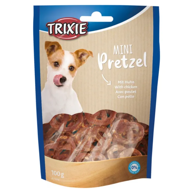 Trixie Mini Pretzels 100 g Hundesnack Hund Dog Leckerlies Huhn Prezel*