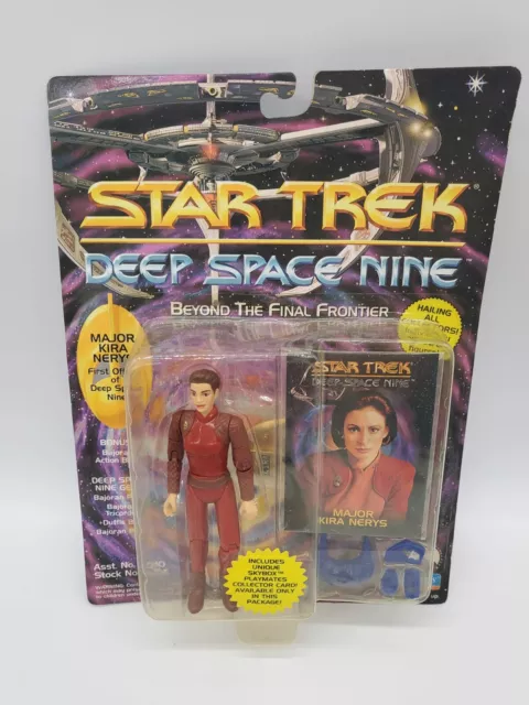 Star Trek: DS9 MAJOR KIRA NERYS 4.5" Deep Space 9 1993 Playmates Bajoran w/card