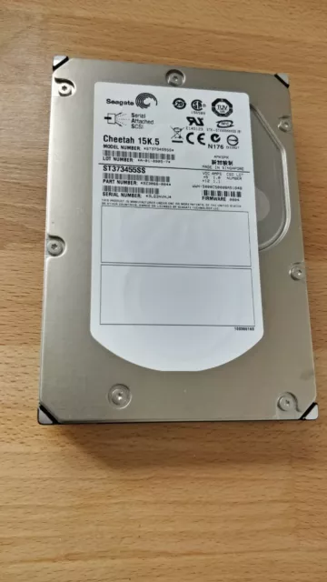 Seagate Cheetah 15K.5 ST373455SS 73.4GB 15K RPM  3.5" SAS Hard Drive