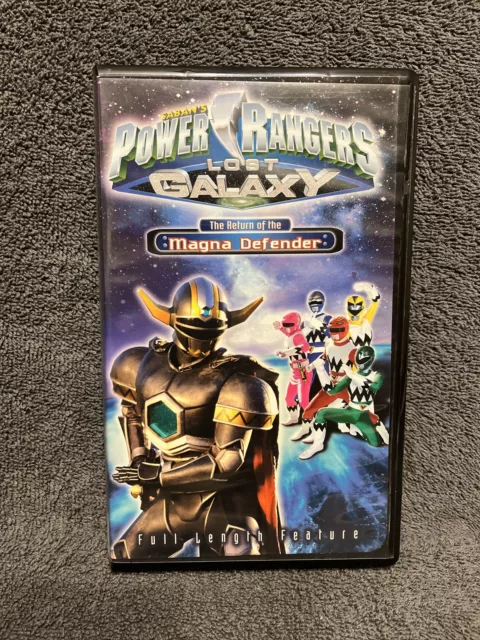 Power Rangers: Lost Galaxy -The Return of the Magna Defender VHS, 1999 fox kids