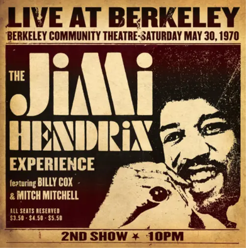 The Jimi Hendrix Experience Live at Berkeley (Vinyl) 12" Album