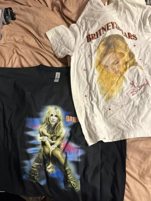 Britney Spears Britney Tour Tee / Circus Tour Tee Combo