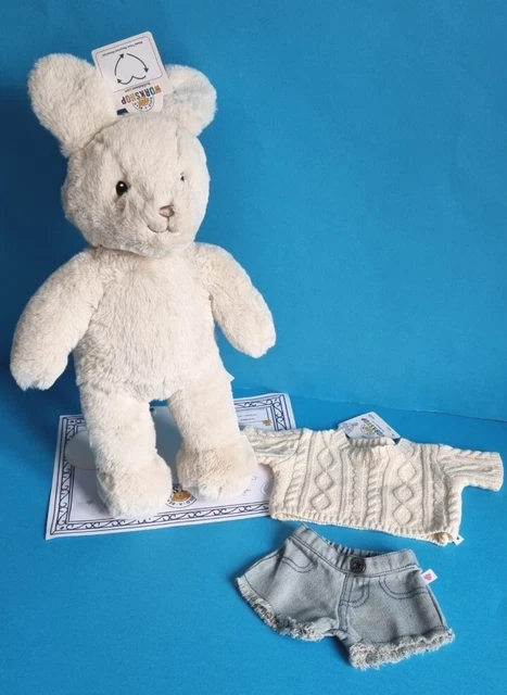 BUILD A BEAR T2 🙂 Pacchetto coniglietto di Pasqua con vestiti ragazzi ragazze regalo nuovo con etichette