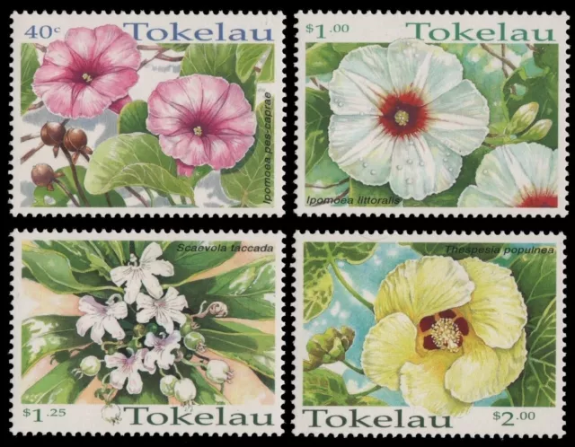 Tokelau 1998 - Mi-Nr. 271-274 ** - MNH - Blumen / Flowers